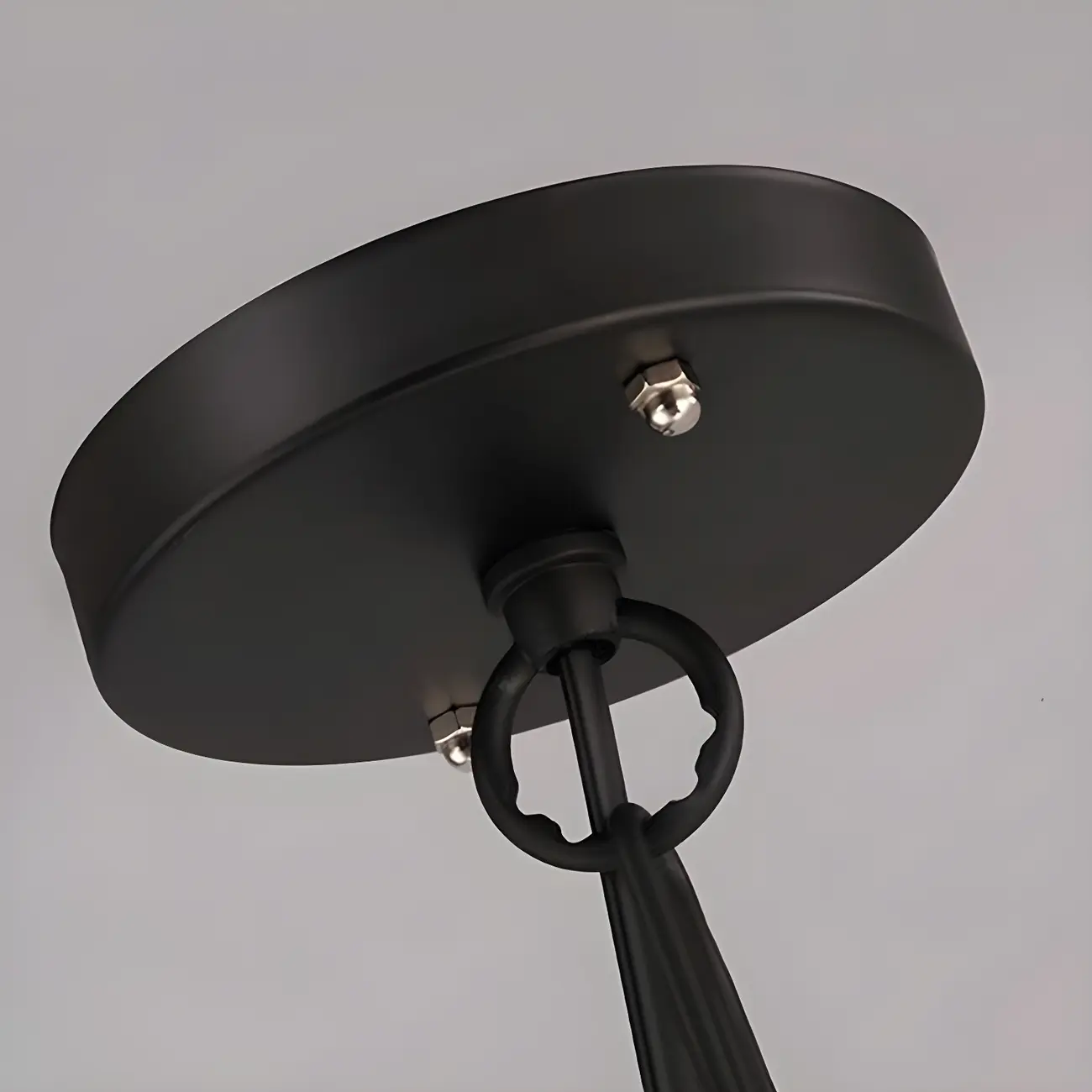 Industrial Metal Black Globe Caged Candelabra Chandelier Image - 14 | homeyfad