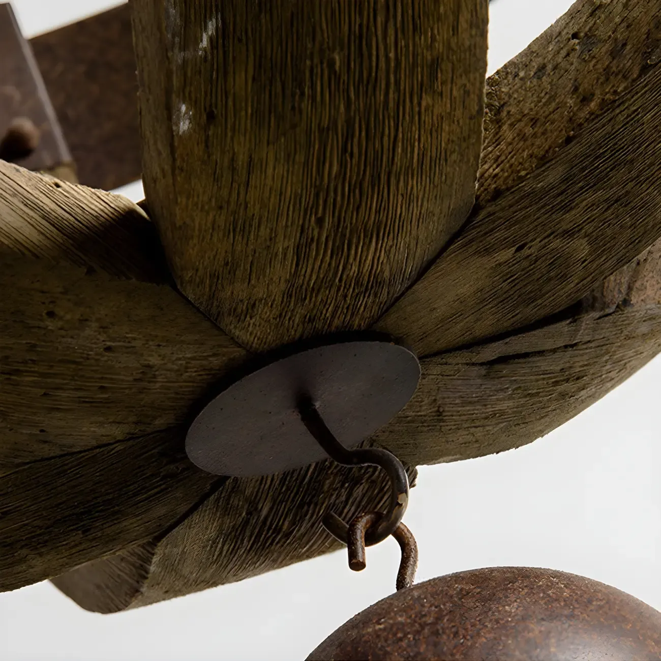 Modern Mid Century Orb Chandelier with Stone Candelabra Image - 14