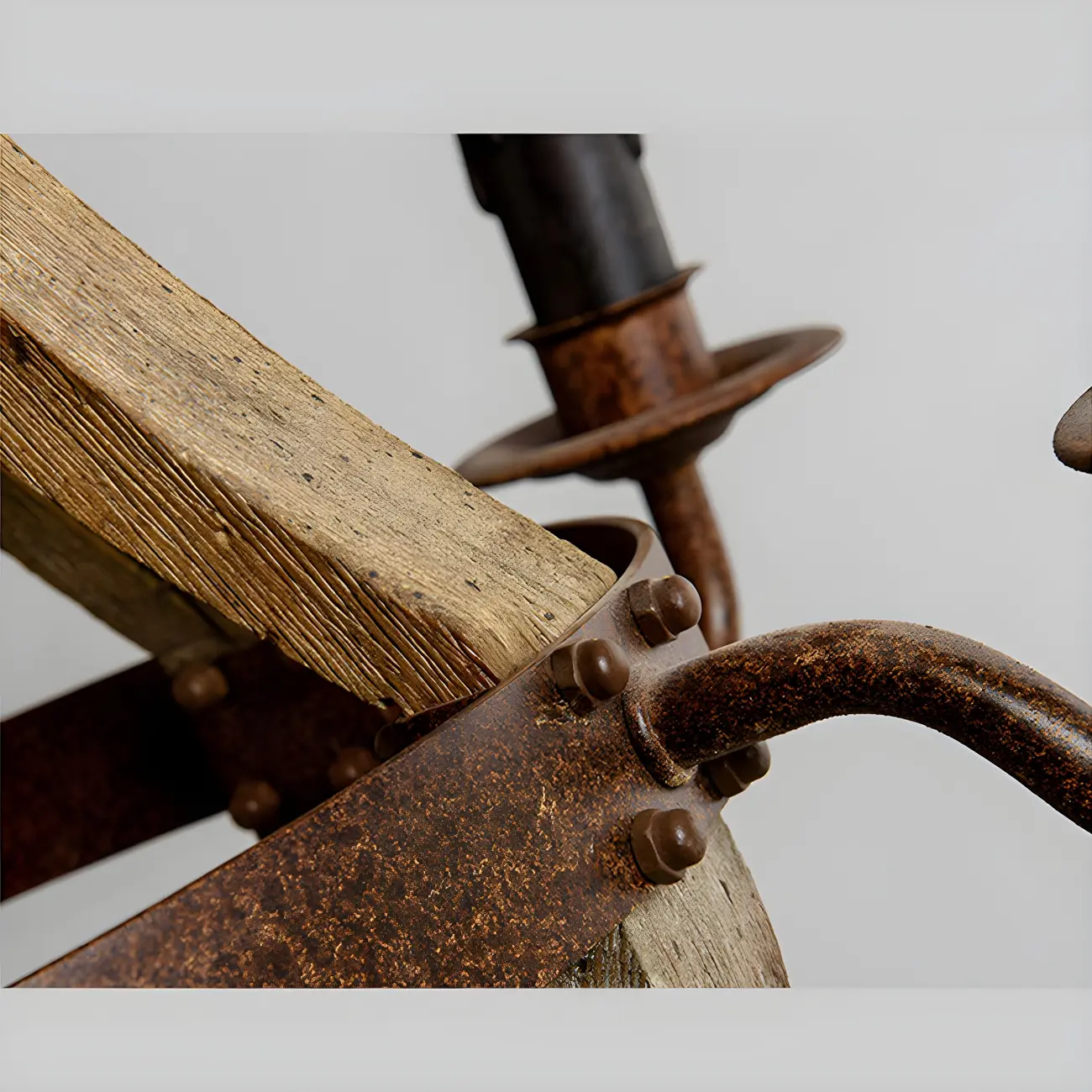 Modern Mid Century Orb Chandelier with Stone Candelabra Image - 15 | homeyfad