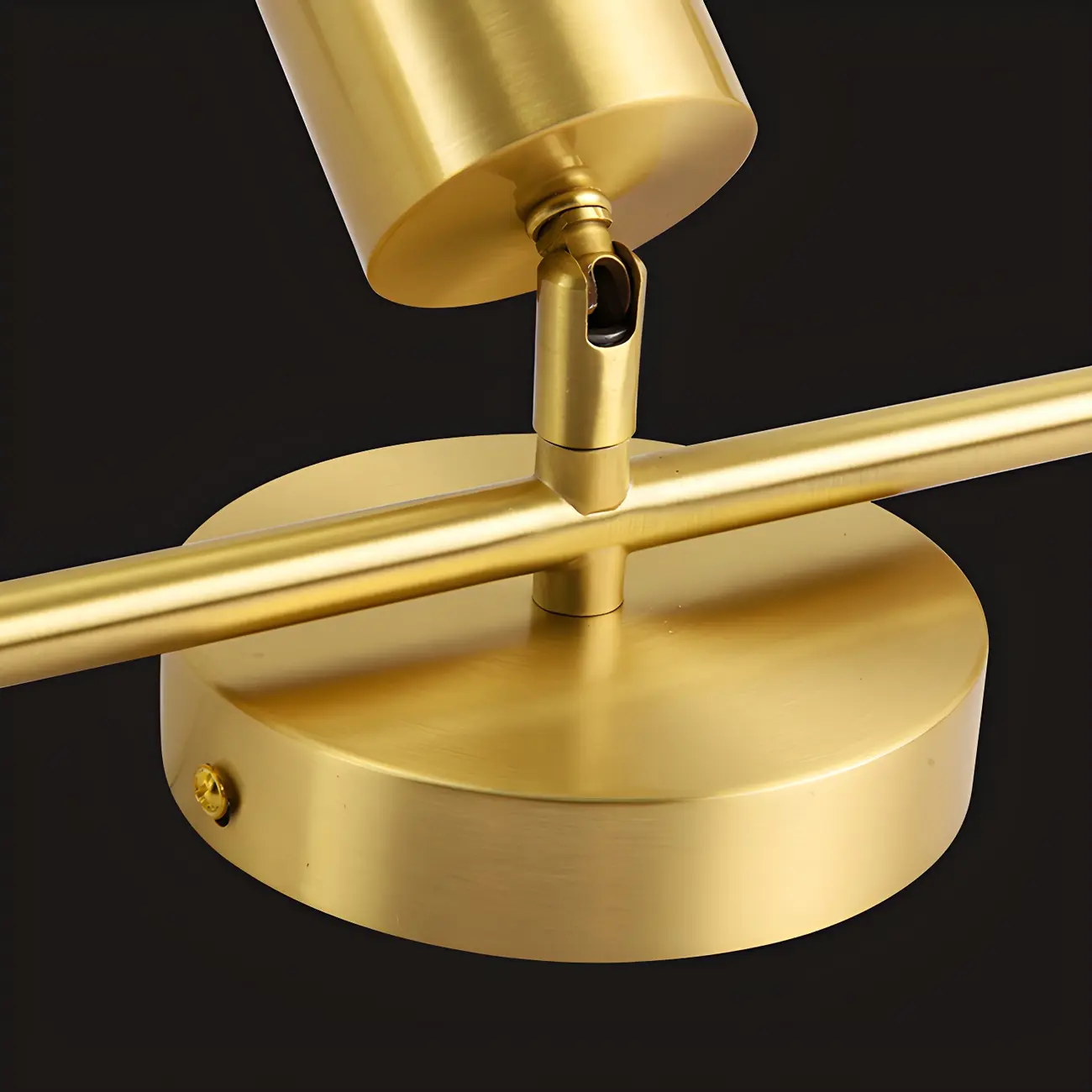 4 Light Gold Track Lighting with Adjustable Heads | homeyfad