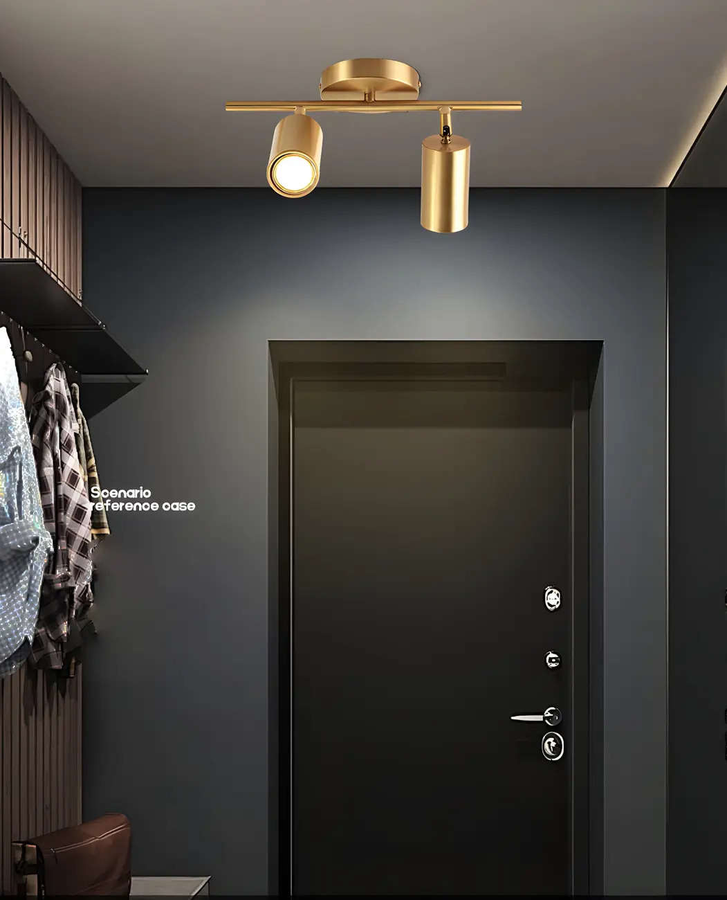 4 Light Gold Track Lighting with Adjustable Heads | homeyfad