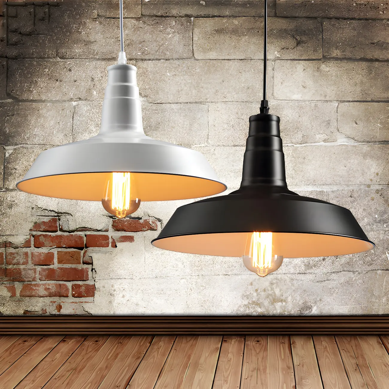 Stylish Industrial Metal Hanging Pendant Light for Kitchen | homeyfad