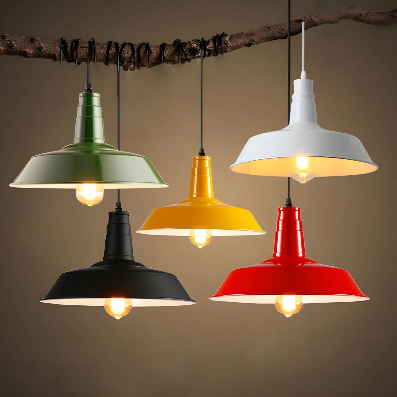 Stylish Industrial Metal Hanging Pendant Light for Kitchen | homeyfad