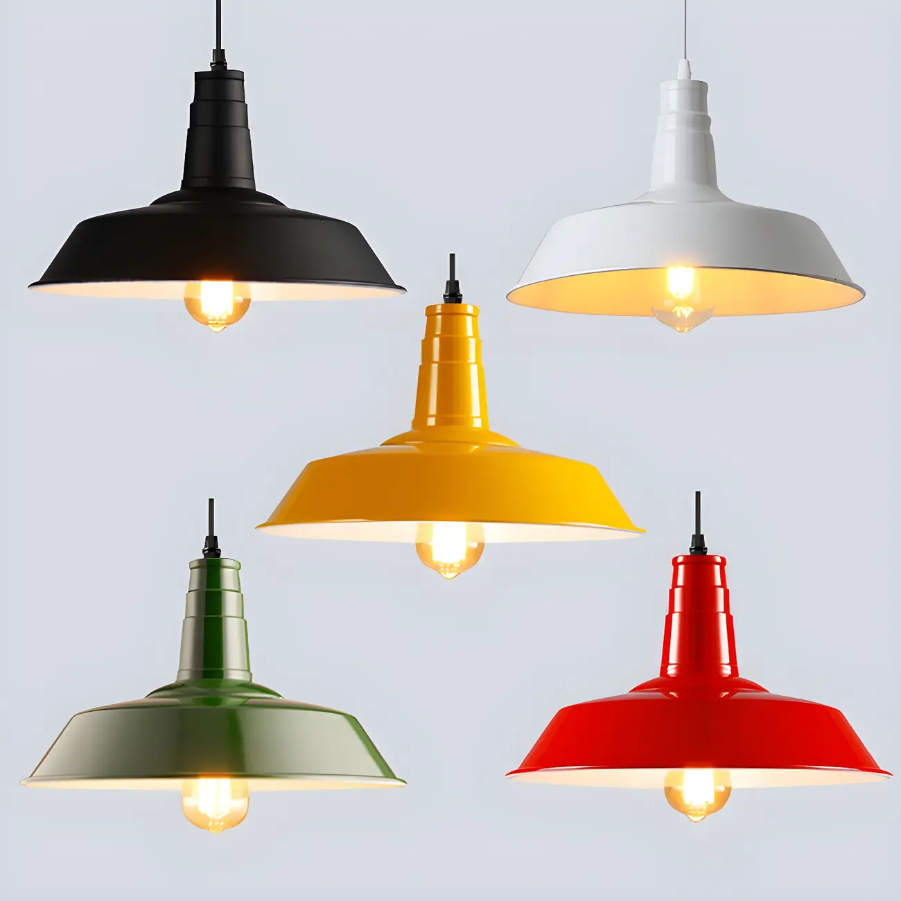 Stylish Industrial Metal Hanging Pendant Light for Kitchen | homeyfad