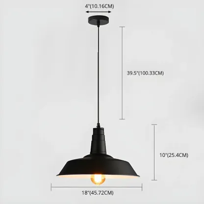 Stylish Industrial Metal Hanging Pendant Light for Kitchen