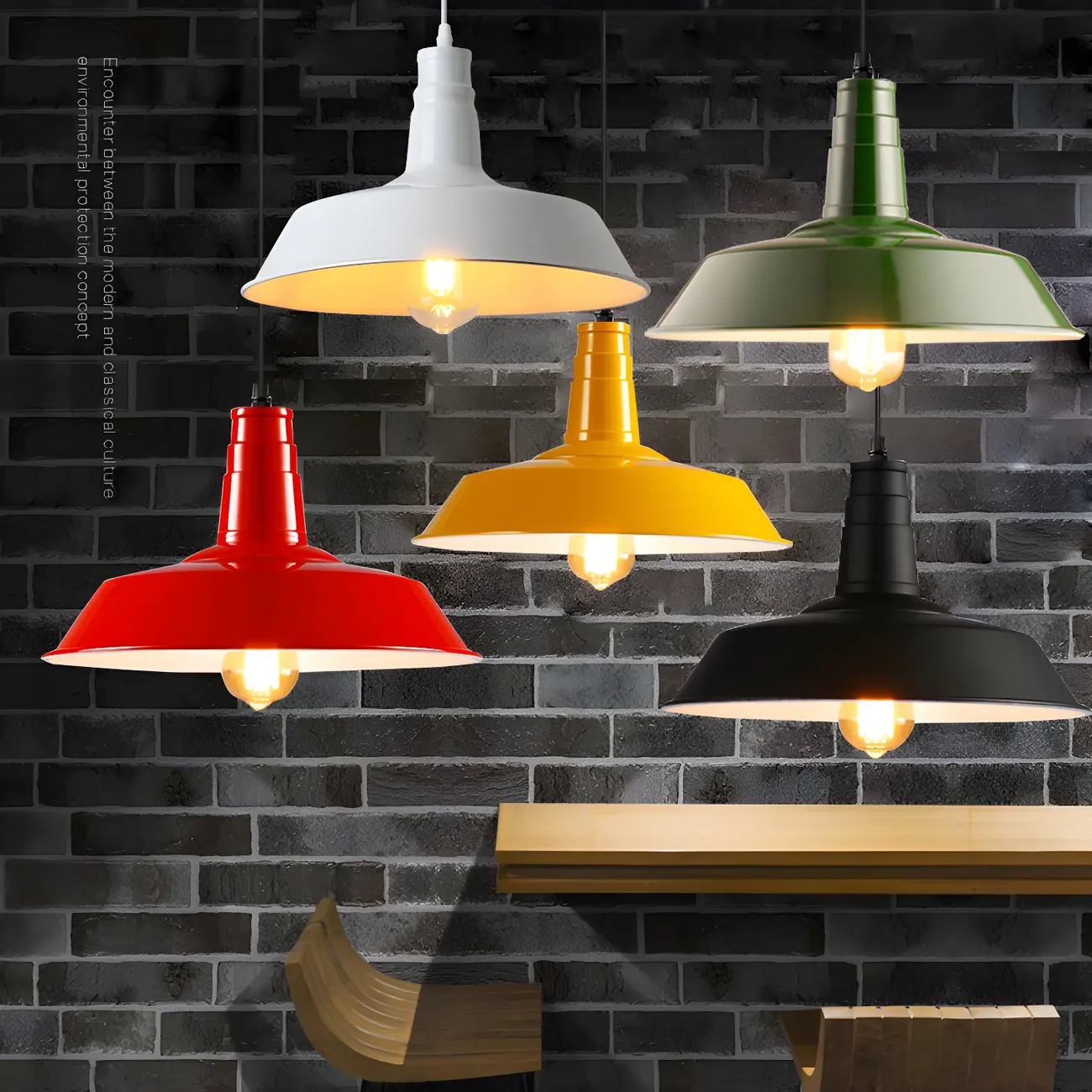 Stylish Industrial Metal Hanging Pendant Light for Kitchen | homeyfad