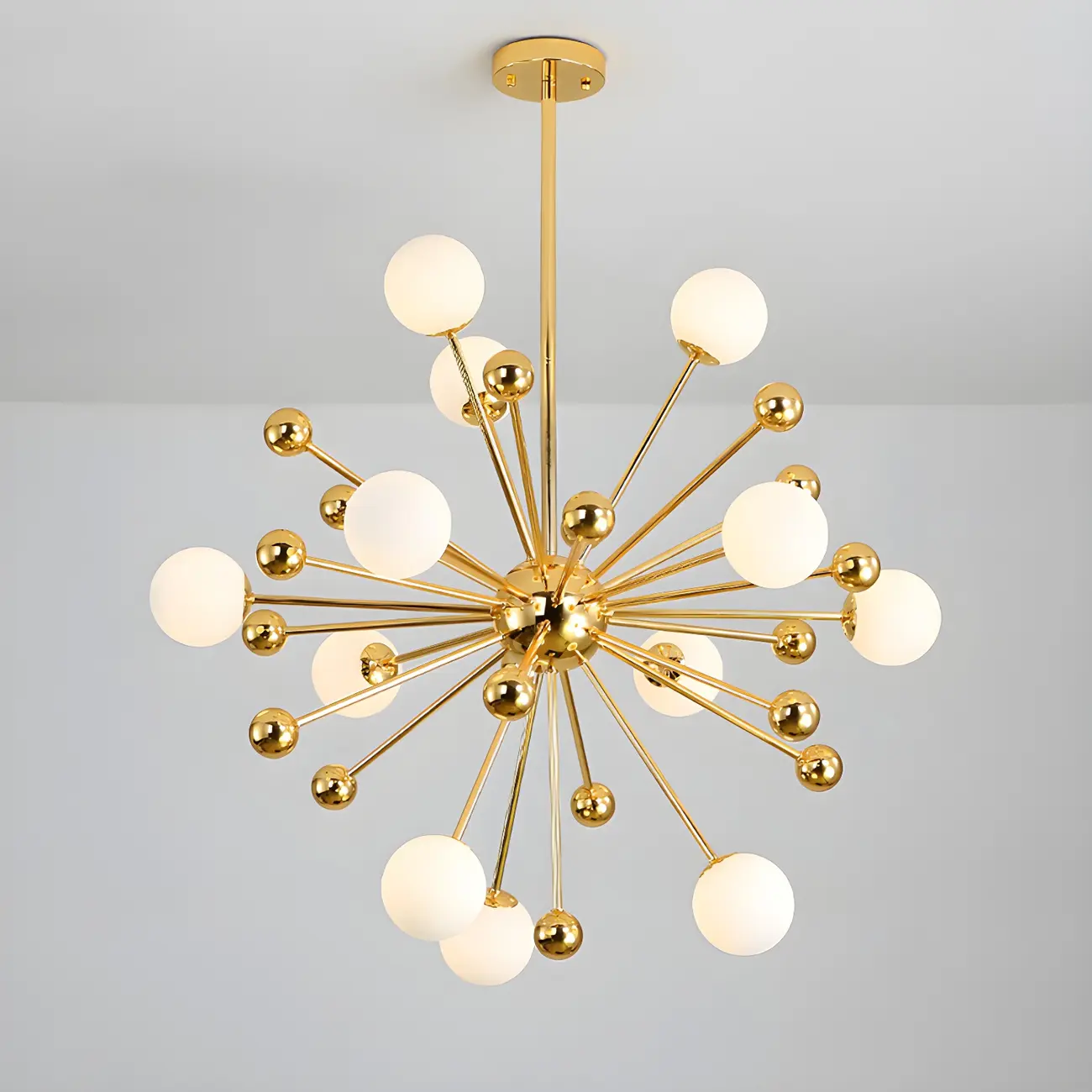 Modern Sphere Glass Chandelier for Dining Room Image - 1 | homeyfad