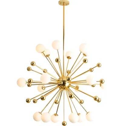 Modern Sphere Glass Chandelier for Dining Room Image - 7