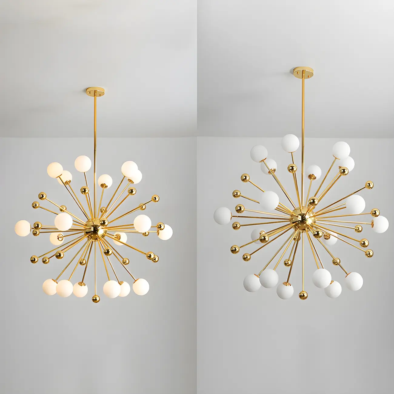 Modern Sphere Glass Chandelier for Dining Room Image - 9 | homeyfad