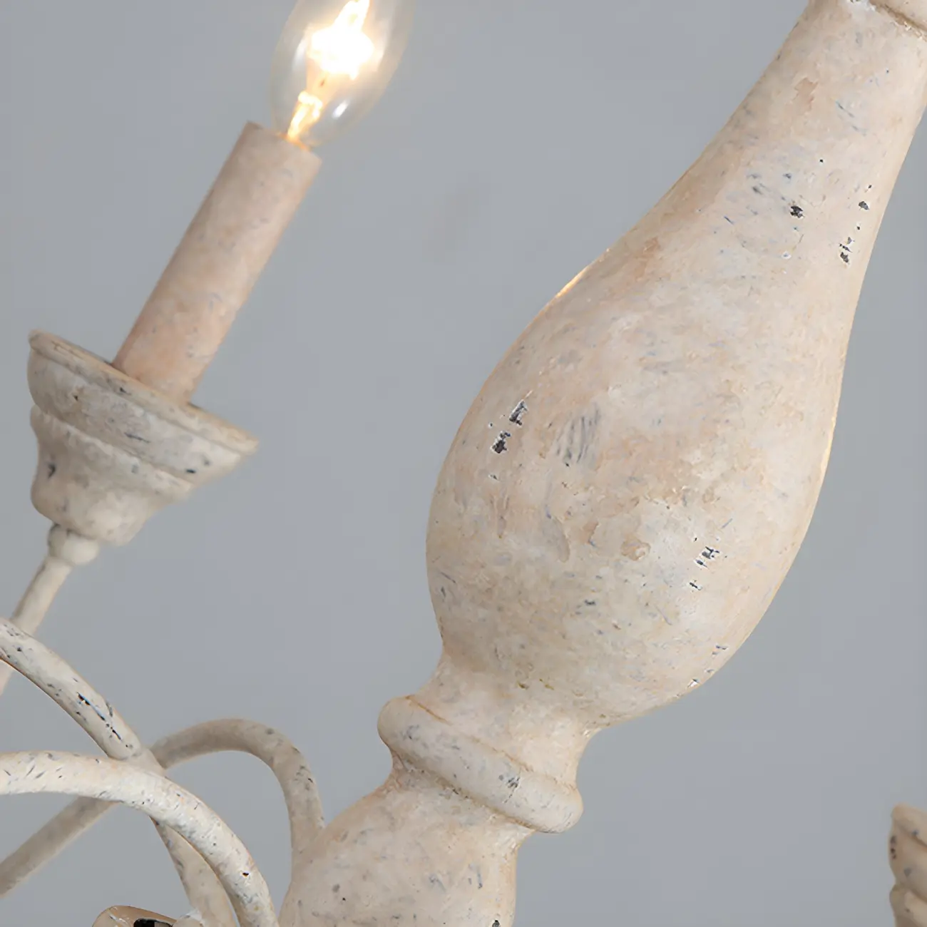 Rustic Wood Chandelier with Metal Accents for Living Room Image - 15 | homeyfad