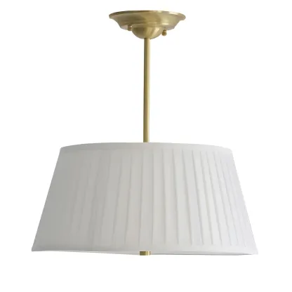 Fixture Minimalist-Style Metal Pleated Lampshade Chandelier Image - 4