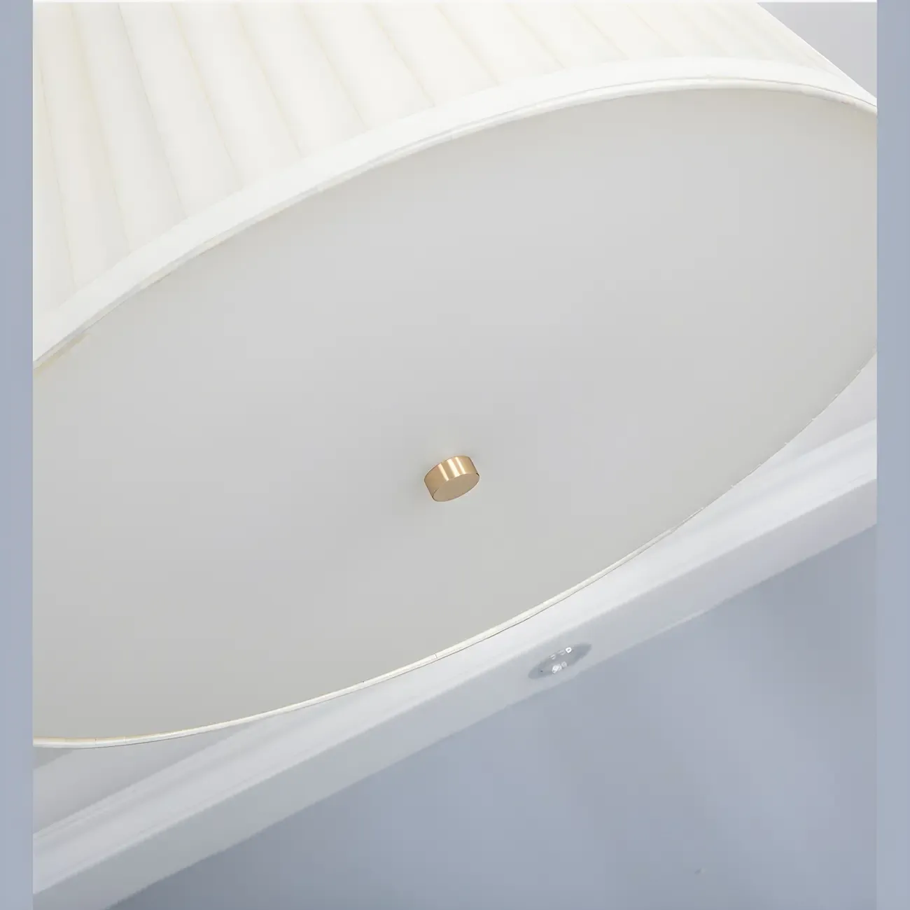 Fixture Minimalist-Style Metal Pleated Lampshade Chandelier Image - 17