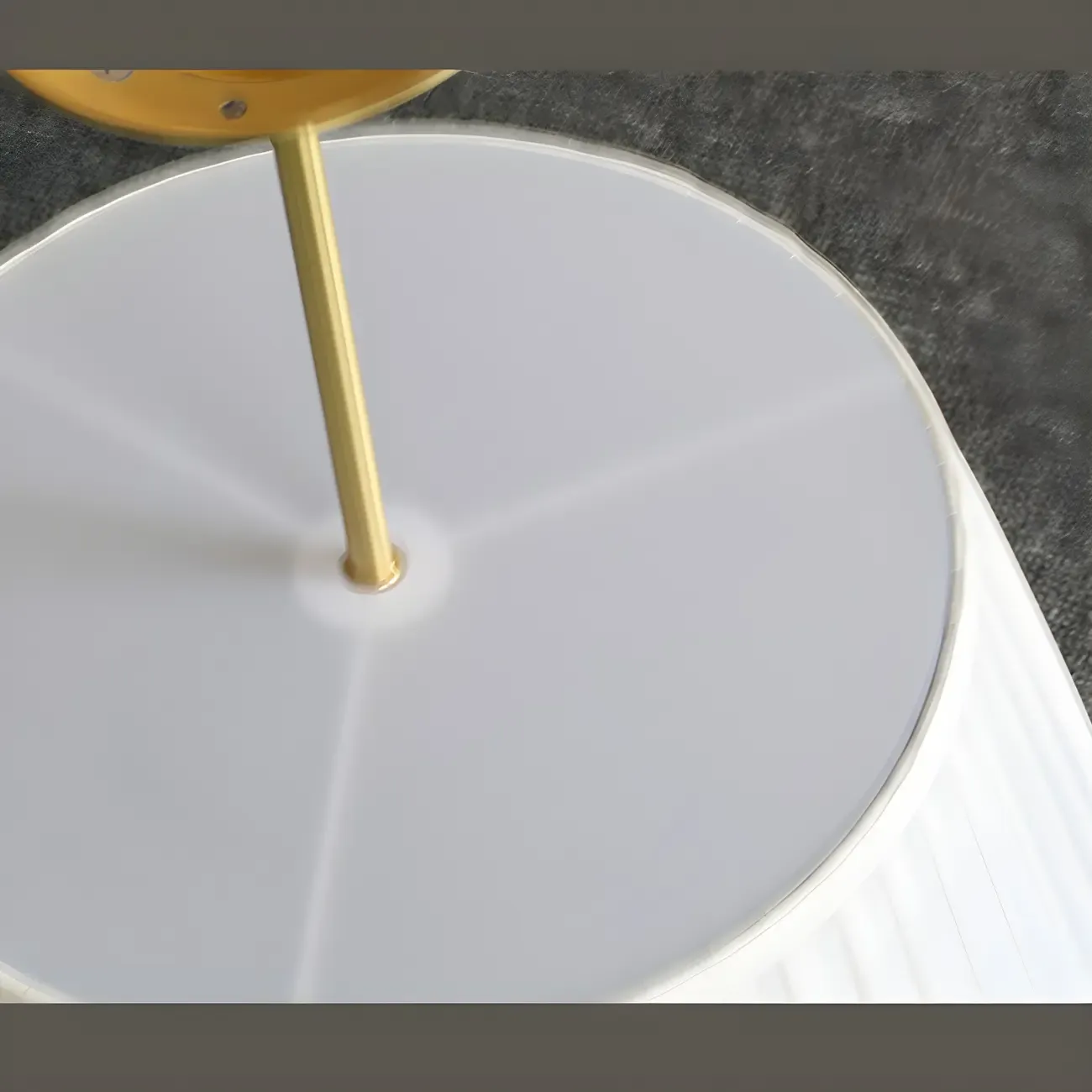 Fixture Minimalist-Style Metal Pleated Lampshade Chandelier Image - 18