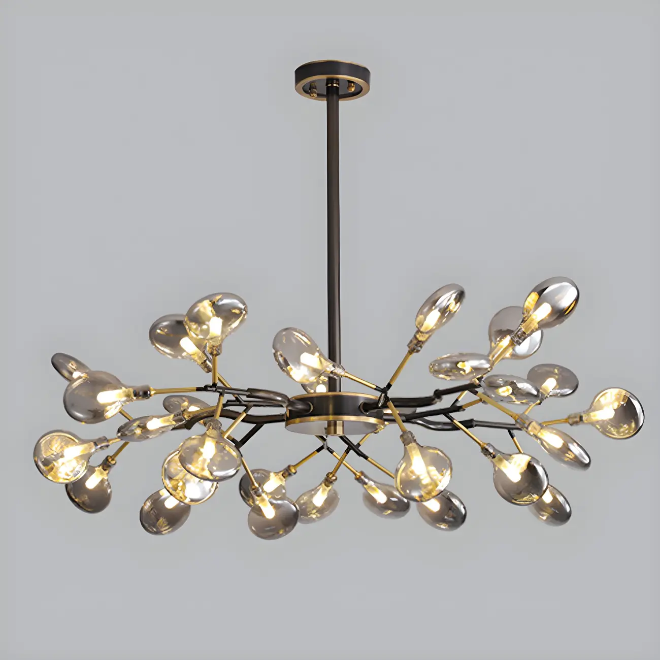Modern Gold Metal Fireflies Island Pendant Light Image - 4 | homeyfad