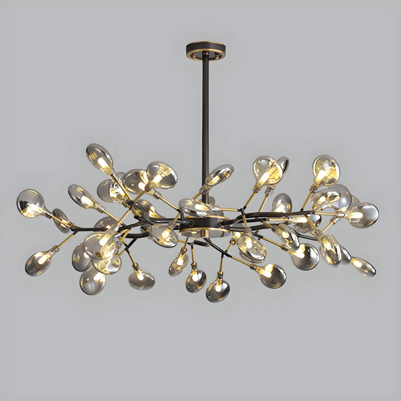 Modern Gold Metal Fireflies Island Pendant Light Image - 5 | homeyfad