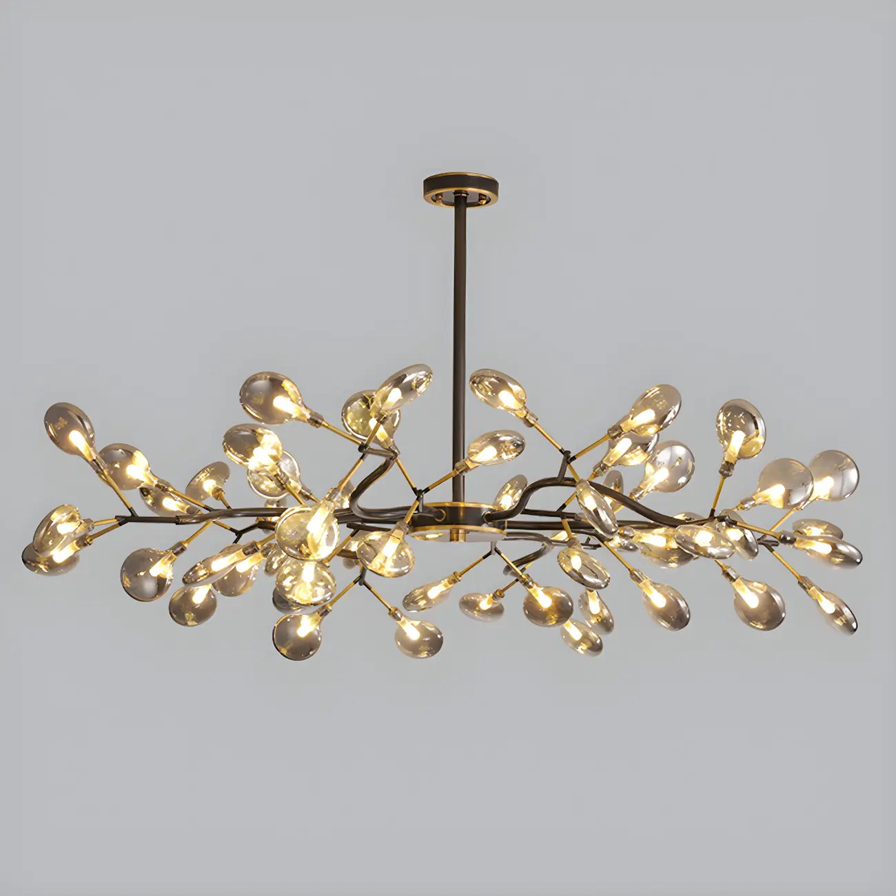 Modern Gold Metal Fireflies Island Pendant Light Image - 6 | homeyfad