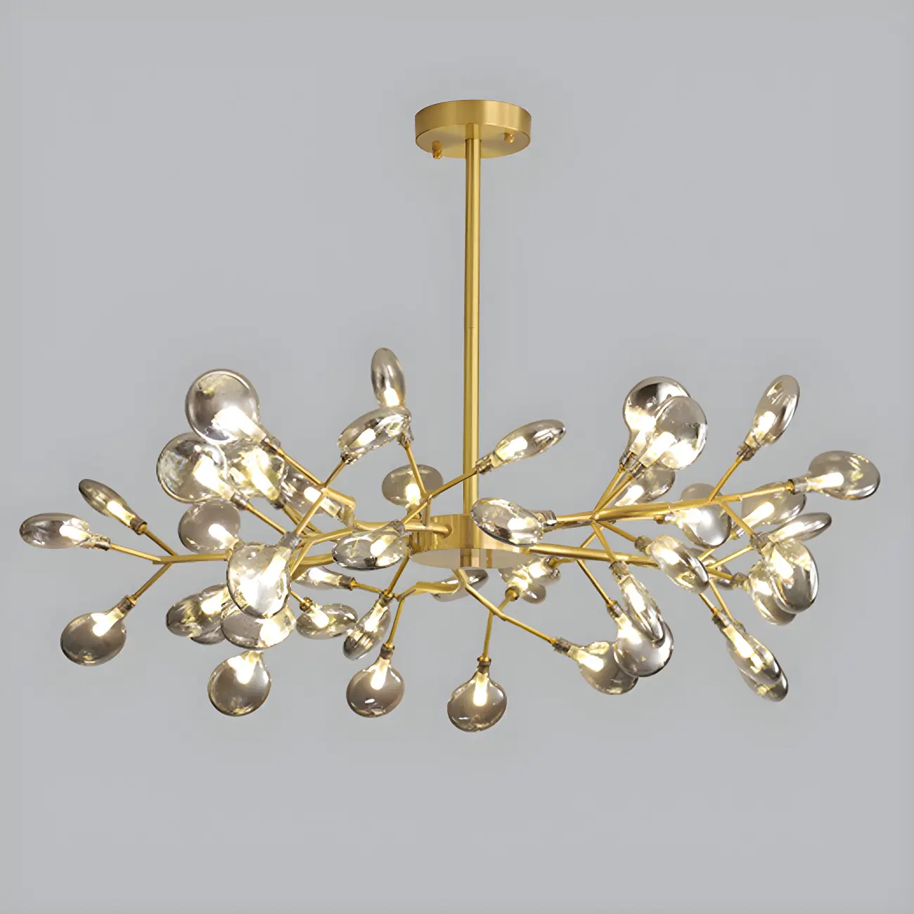 Modern Gold Metal Fireflies Island Pendant Light Image - 10 | homeyfad