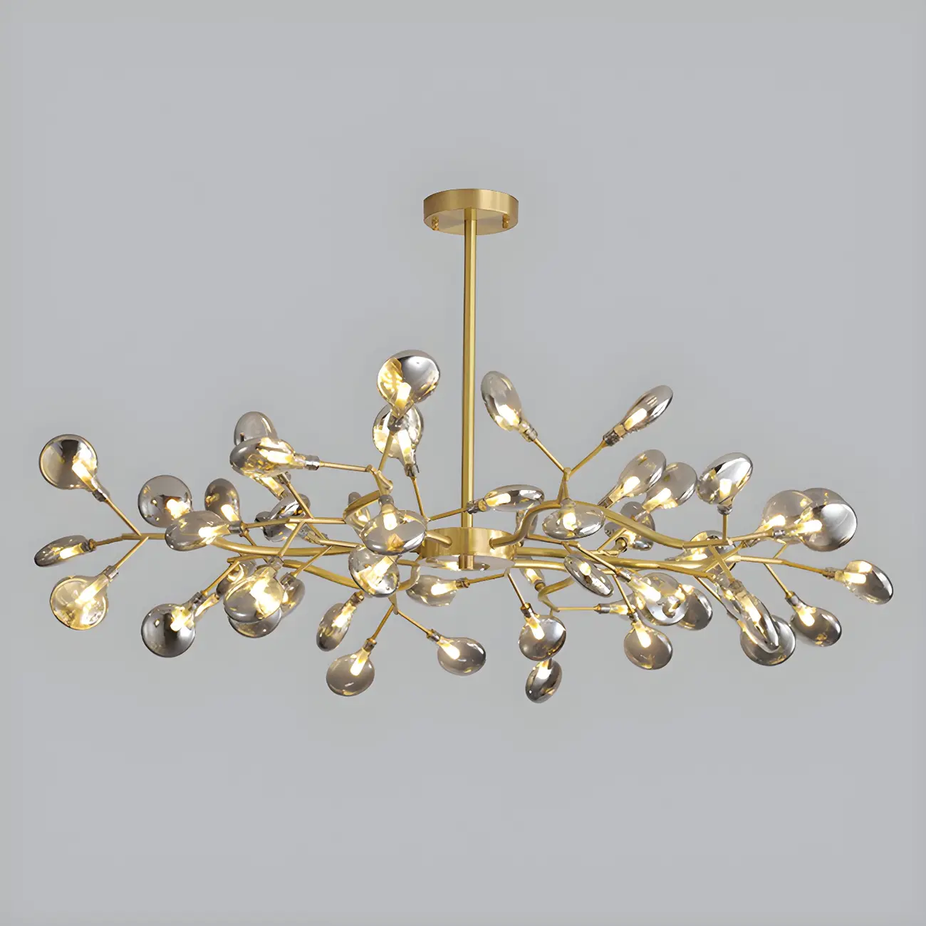 Modern Gold Metal Fireflies Island Pendant Light Image - 11 | homeyfad