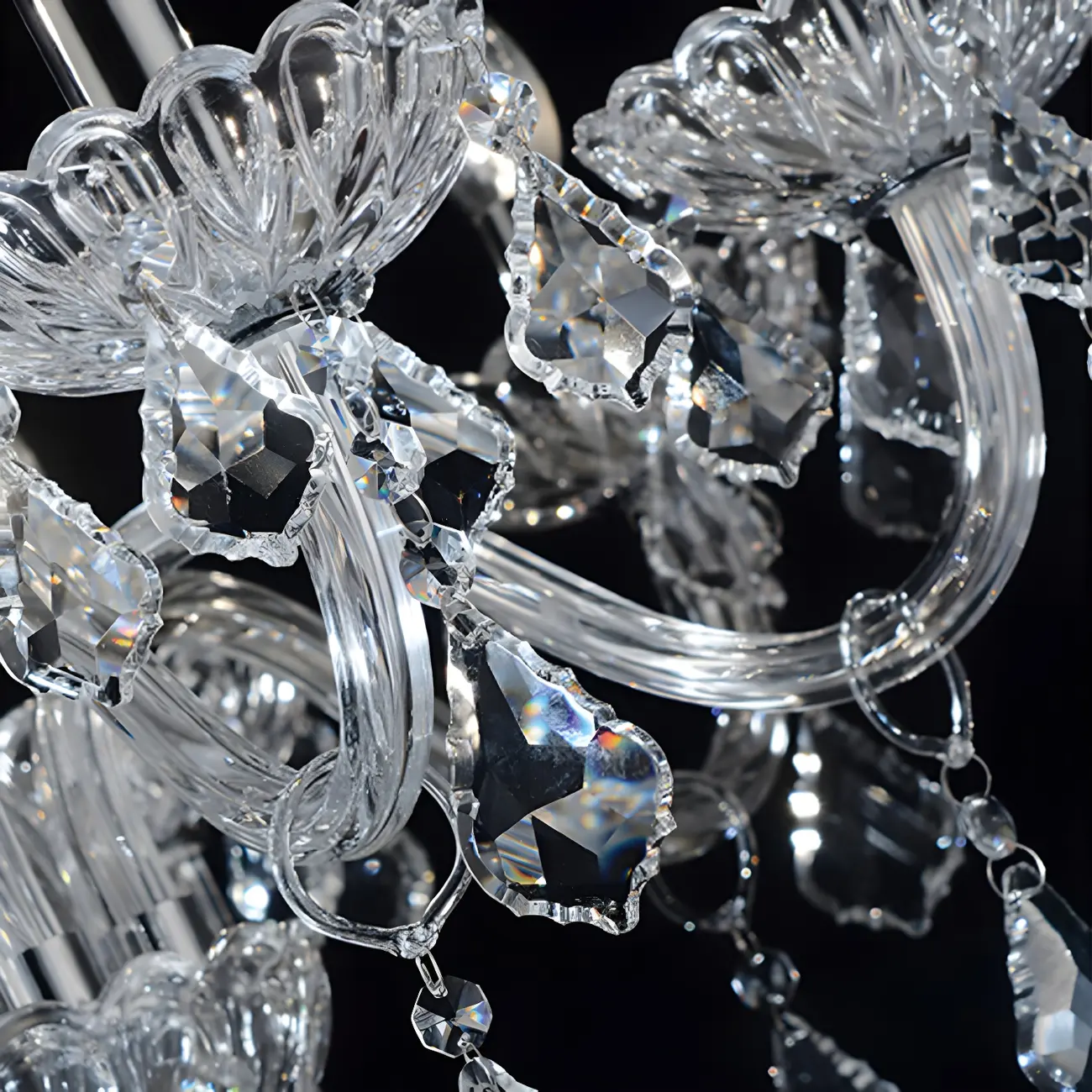 Glamorous Traditional Crystal Candelabra Chandelier  Image - 14 | homeyfad