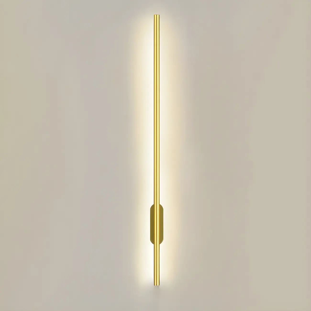 Modern 3 Dimming Wall Sconce LED Light Gold Linear for Living Image - 10