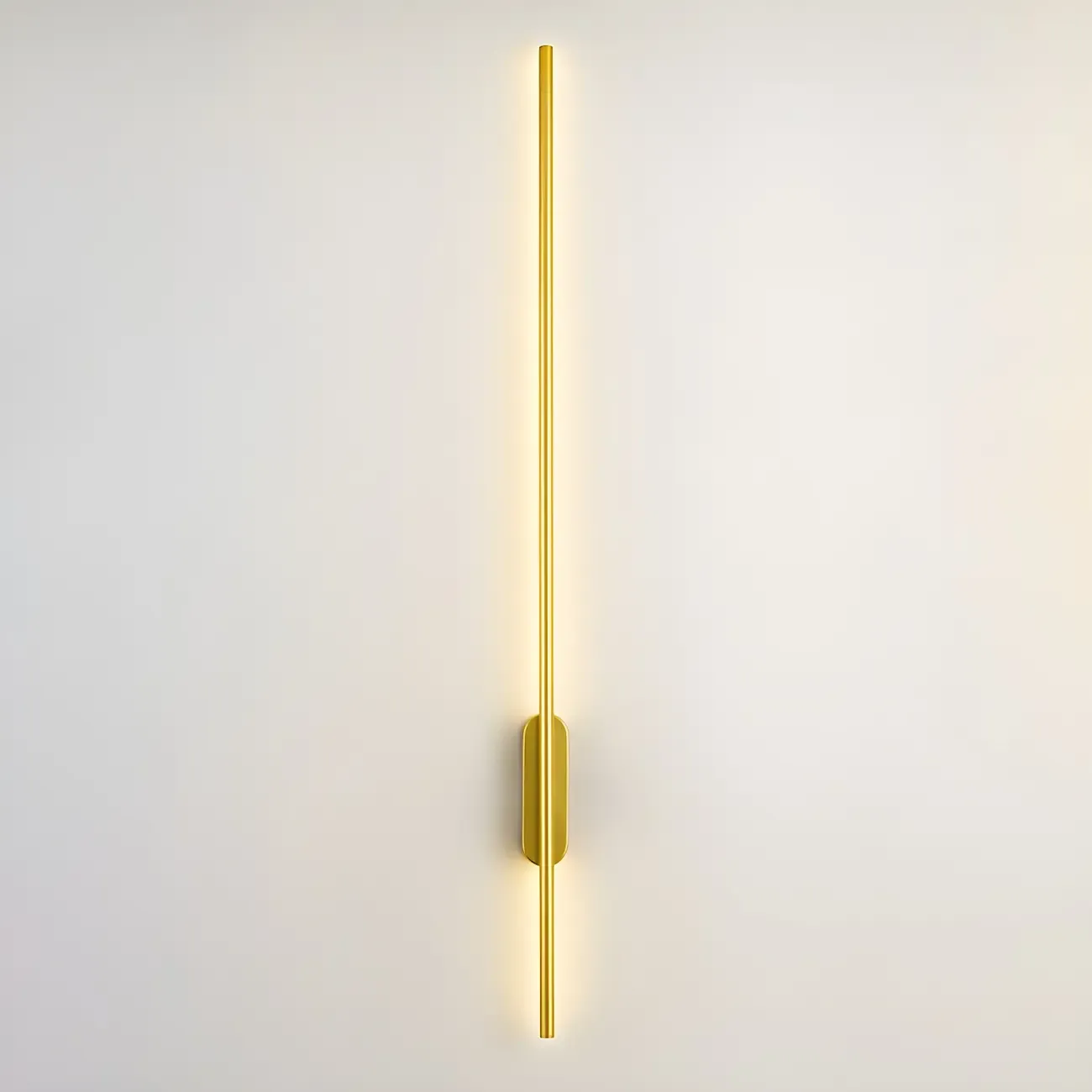 Modern 3 Dimming Wall Sconce LED Light Gold Linear for Living Image - 11