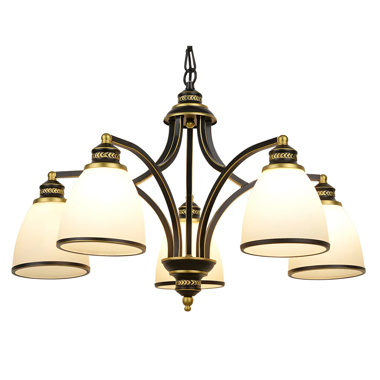 Sputnik Frosted Glass Chandelier Pendant Light Vintage Living Room Chandelier Lighting | homeyfad