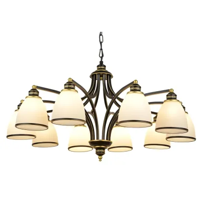 Sputnik Frosted Glass Chandelier Pendant Light Vintage Living Room Chandelier Lighting