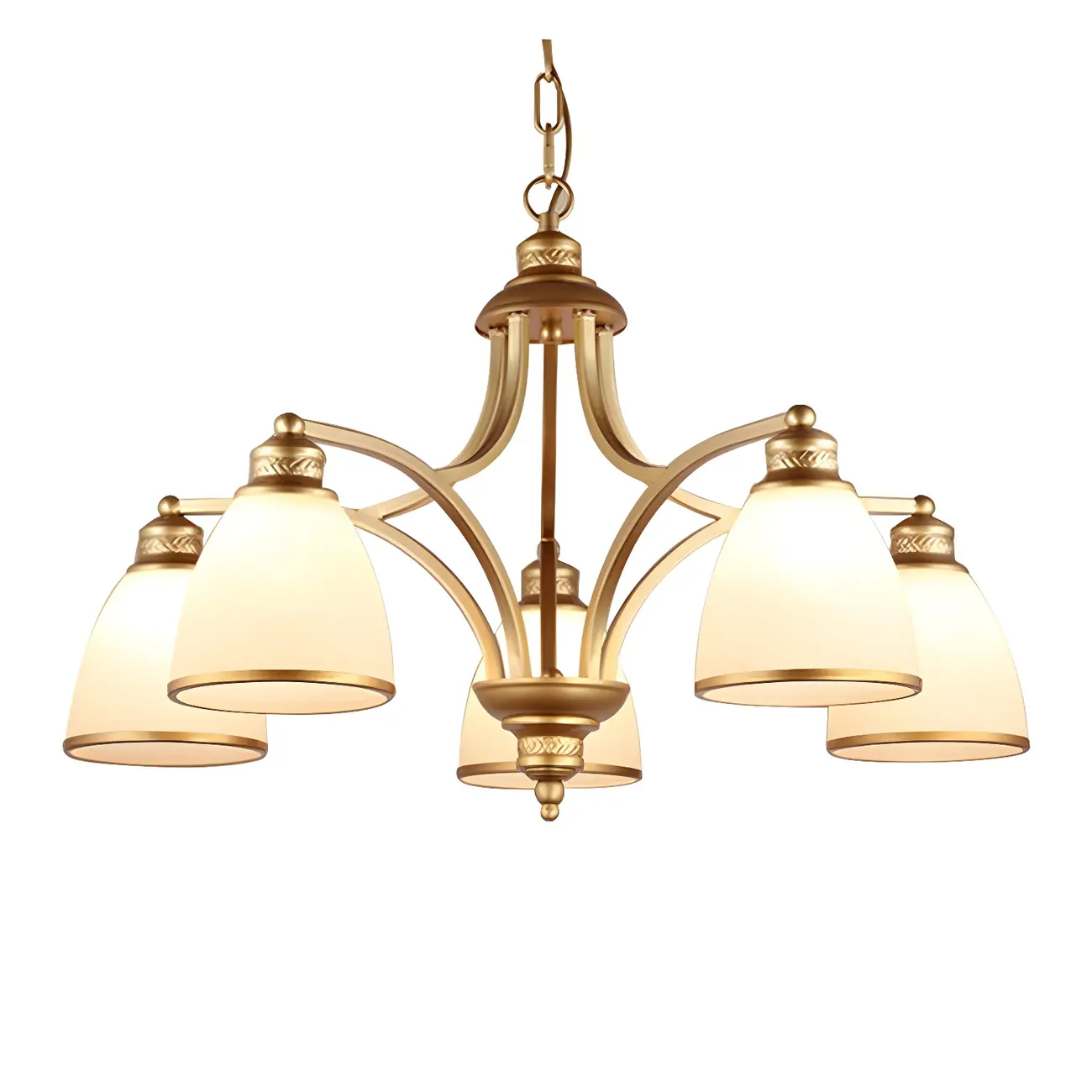 Sputnik Frosted Glass Chandelier Pendant Light Vintage Living Room Chandelier Lighting | homeyfad