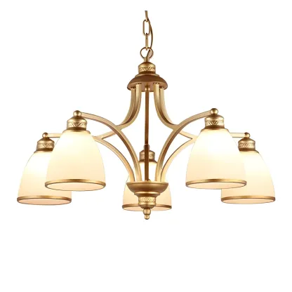 Sputnik Frosted Glass Chandelier Pendant Light Vintage Living Room Chandelier Lighting