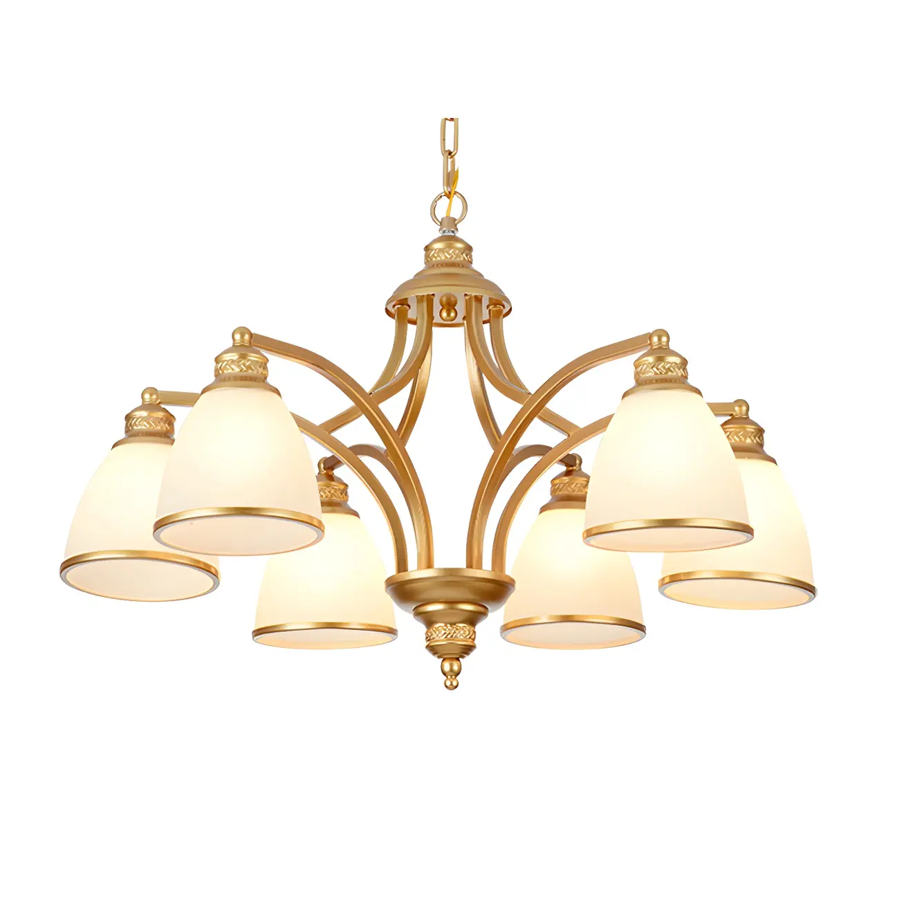 Sputnik Frosted Glass Chandelier Pendant Light Vintage Living Room Chandelier Lighting | homeyfad