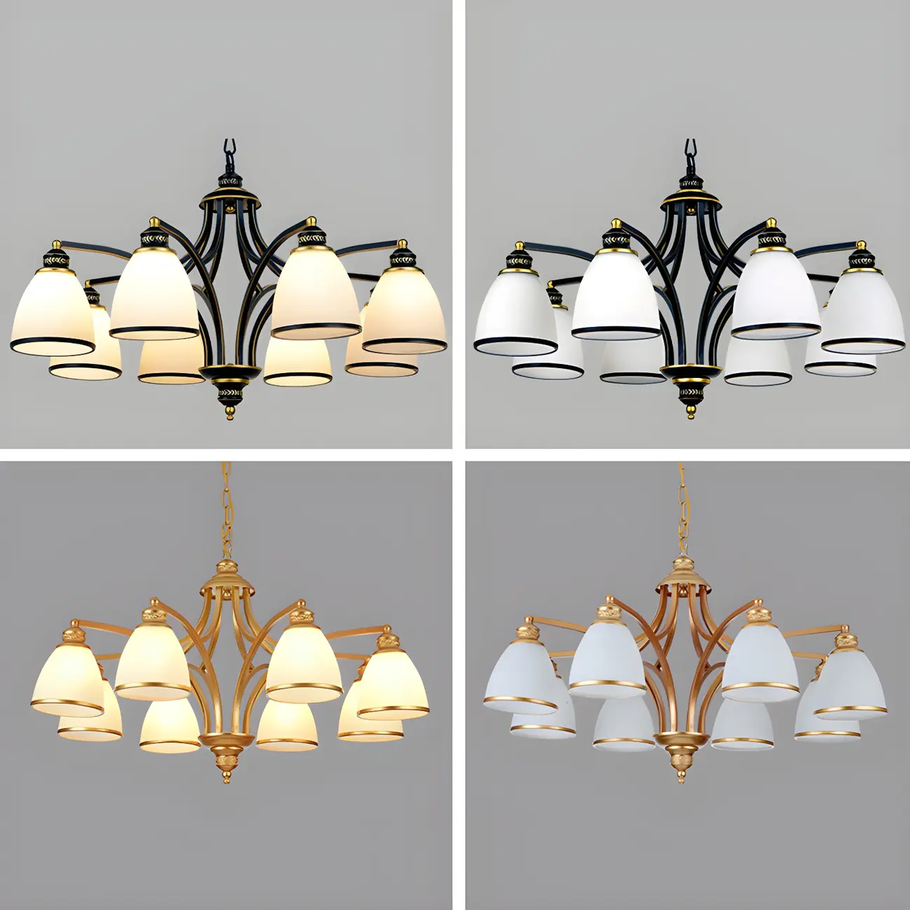 Sputnik Frosted Glass Chandelier Pendant Light Vintage Living Room Chandelier Lighting | homeyfad