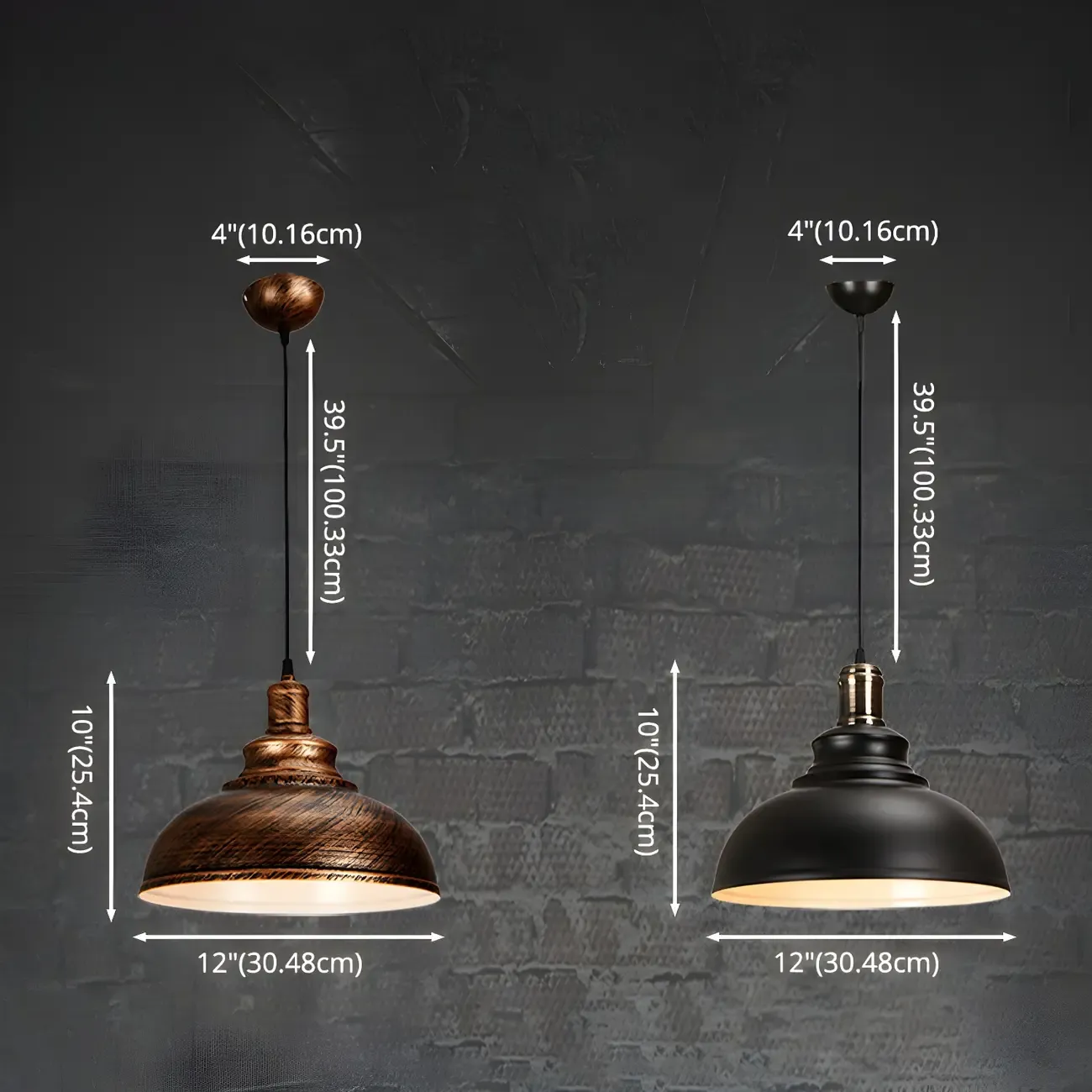 Industrial Pendant Light for Dining and Kitchen Image - 10