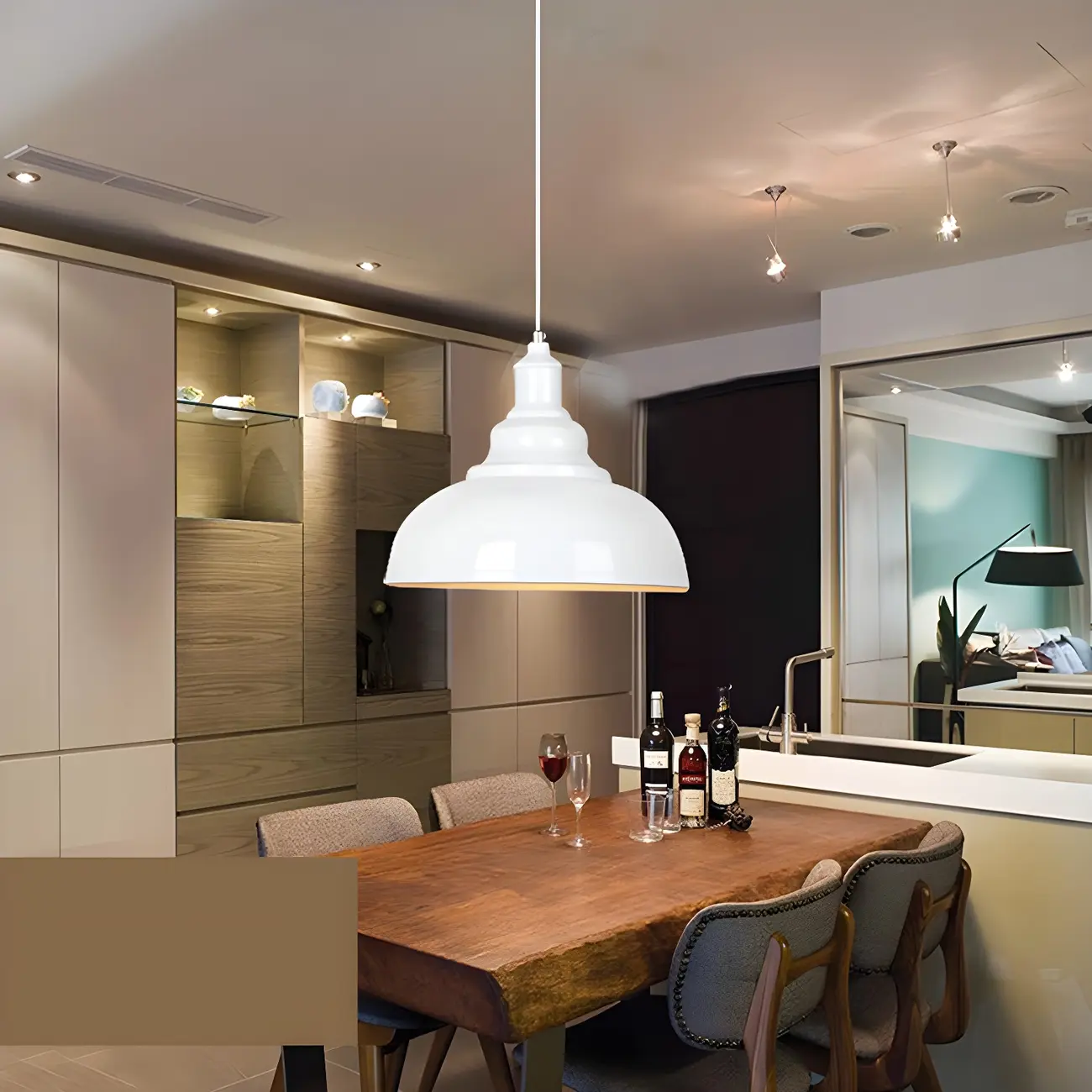 Industrial Pendant Light for Dining and Kitchen Image - 2 | homeyfad