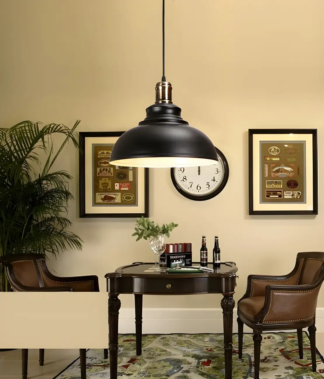 Industrial Pendant Light for Dining and Kitchen Image - 1