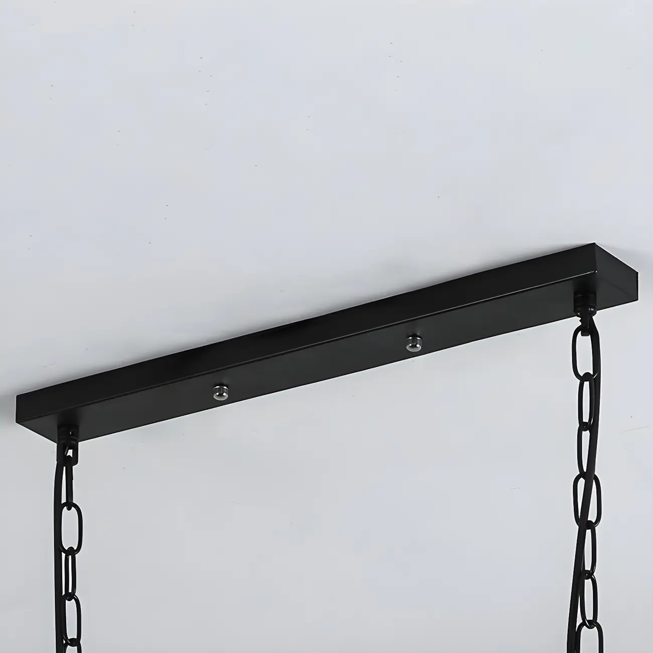 Industrial Black Metal Cage Chandelier for Kitchen Image - 13 | homeyfad