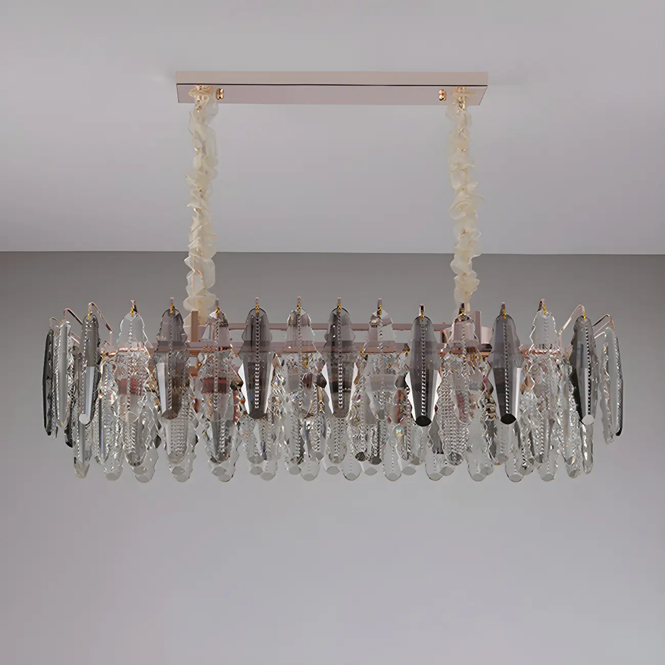 Contemporary Gold Crystal Island Pendant Light Image - 6 | homeyfad