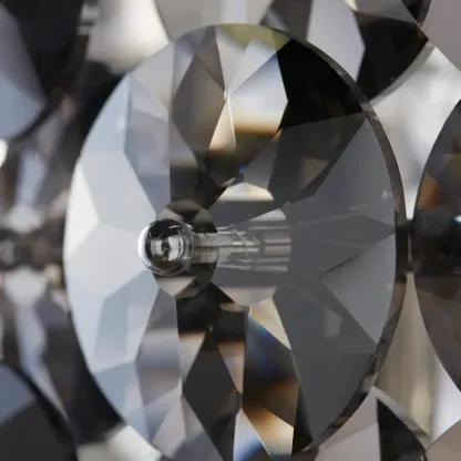 Crystal Drum Chandelier for Modern Elegance Image - 4