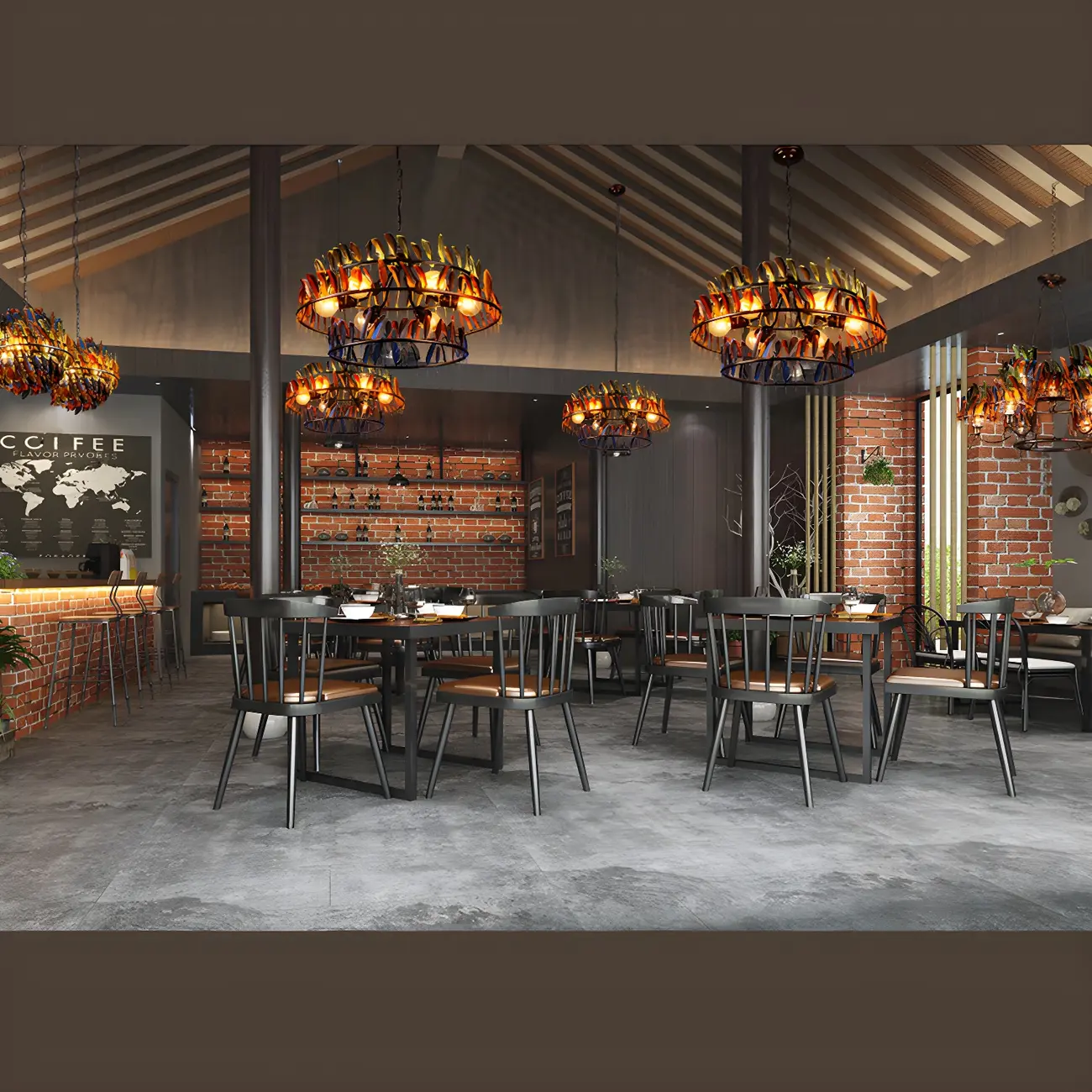 Boho Feather Chandelier for Living Room Image - 5 | homeyfad