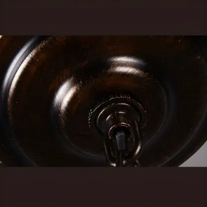 Boho Feather Chandelier for Living Room Image - 10