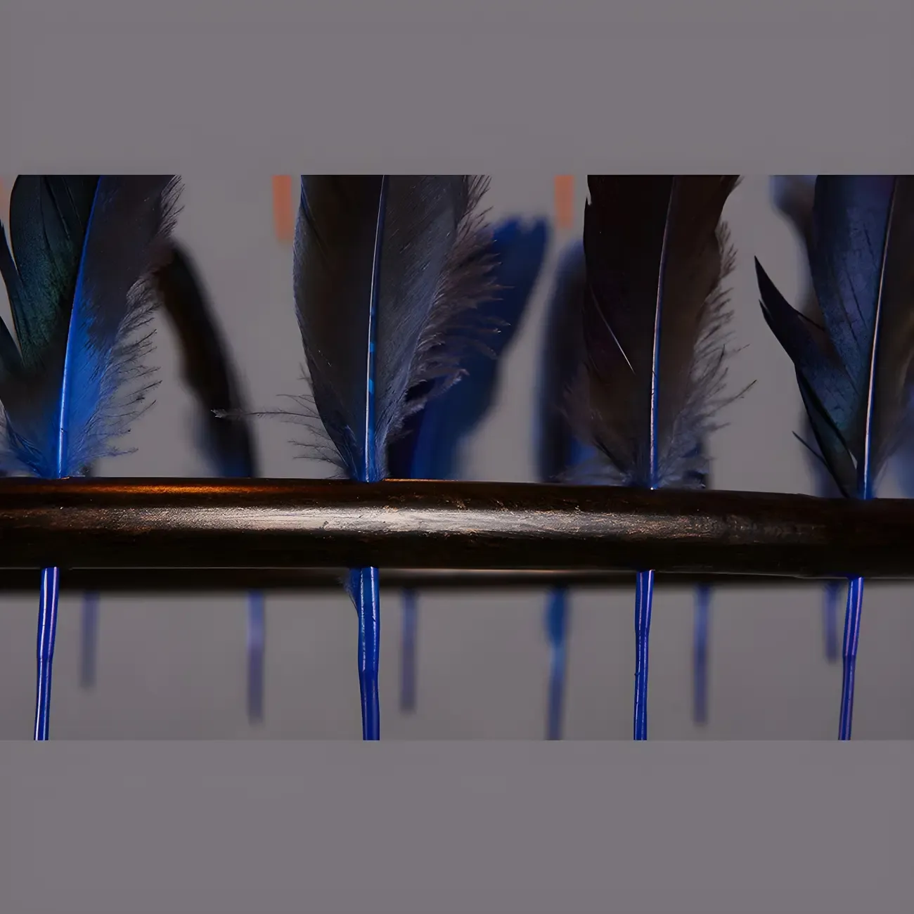 Boho Feather Chandelier for Living Room Image - 12