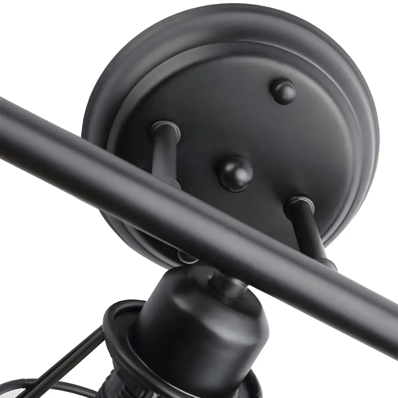 3-Light Industrial Metal Cage LED Vanity Light