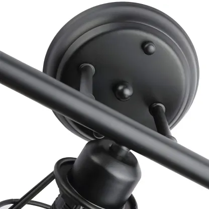 3-Light Industrial Metal Cage LED Vanity Light