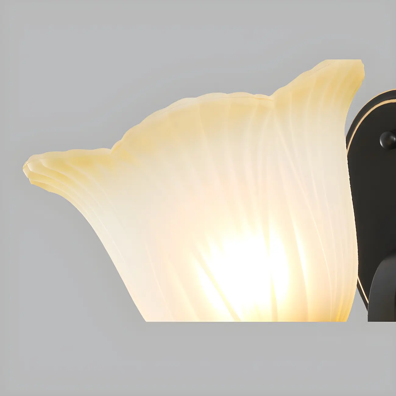 Vintage Floral Glass Vanity Sconce Light for Bathroom Image - 10 | homeyfad