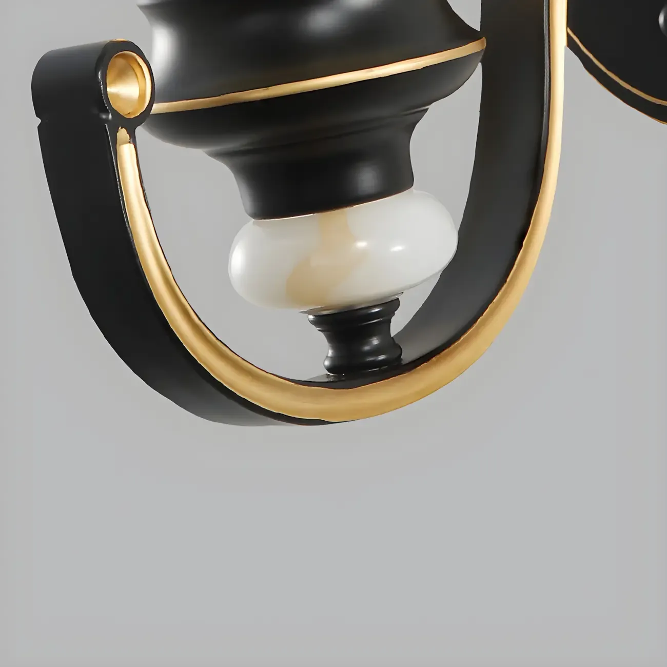 Vintage Floral Glass Vanity Sconce Light for Bathroom Image - 11