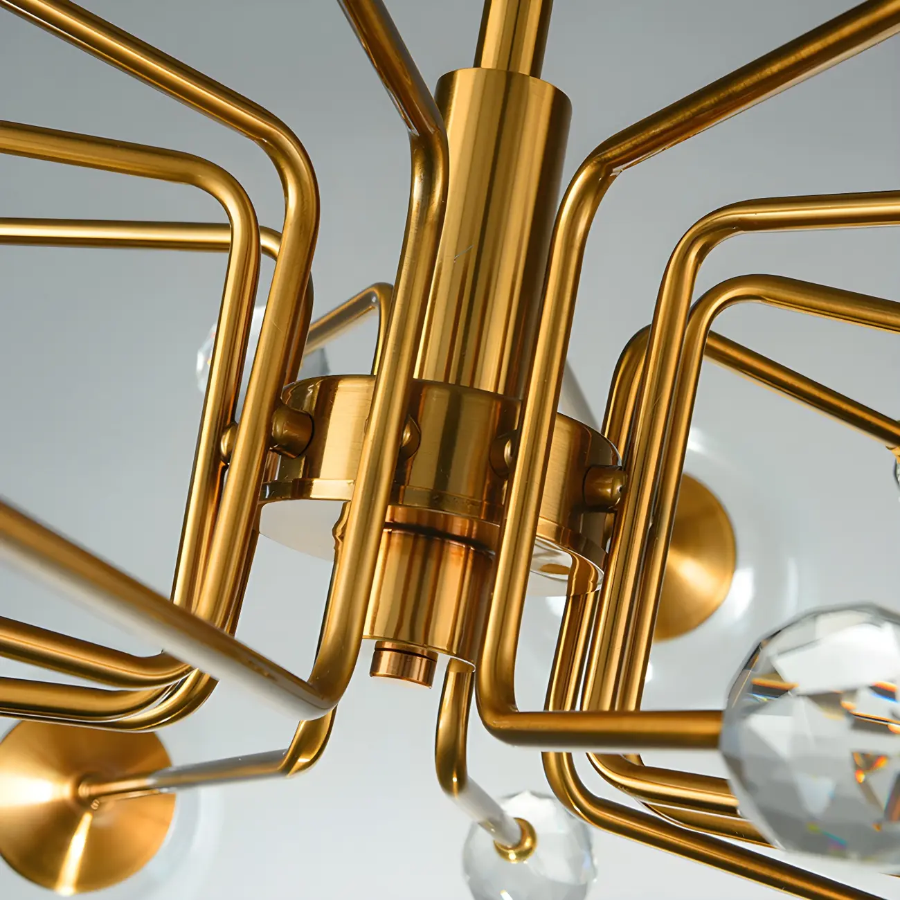 8-Light Mid-Century Modern Glass Globe Chandelier Image - 20 | homeyfad