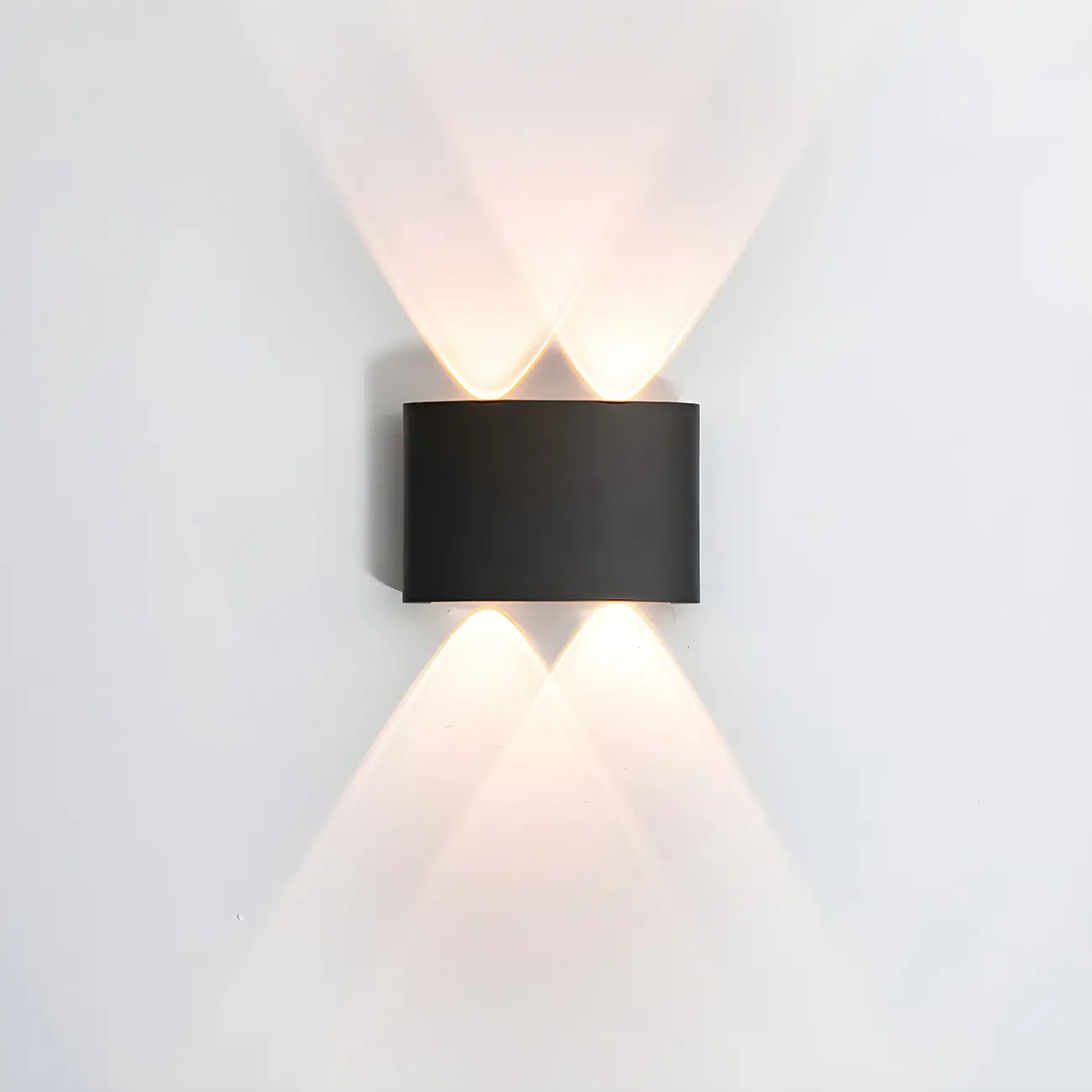 Modern Black Aluminium LED Wall Light for Outdoor Use Image - 6 | homeyfad