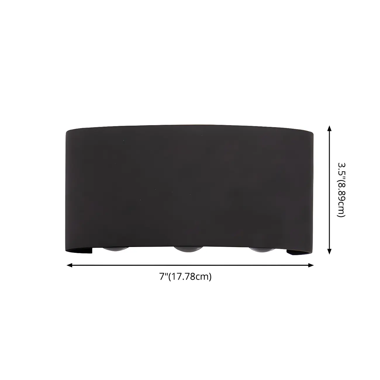 Modern Black Aluminium LED Wall Light for Outdoor Use Image - 10 | homeyfad