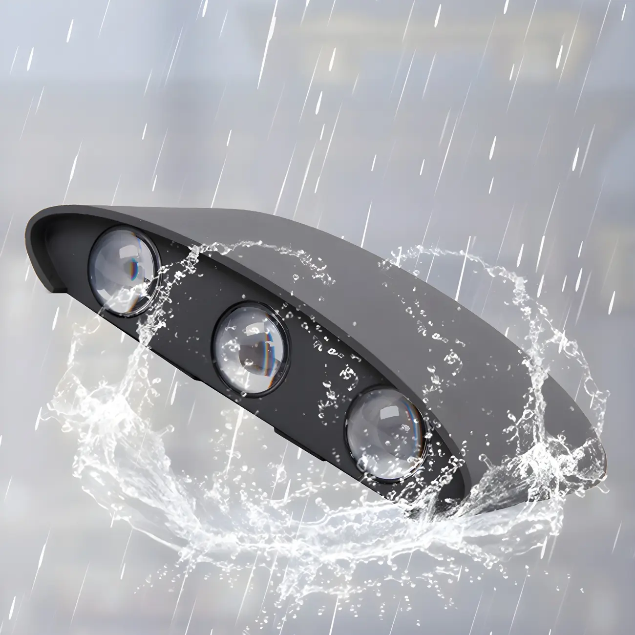 Modern Black Aluminium LED Wall Light for Outdoor Use Image - 13 | homeyfad