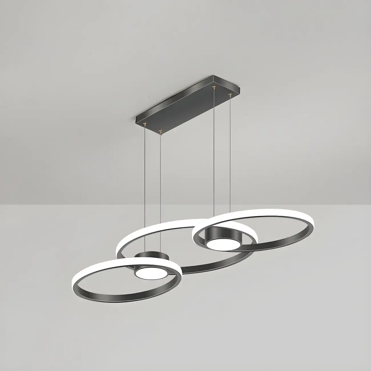 Modern Gold LED Linear Island Pendant Kitchen Light  Image - 6