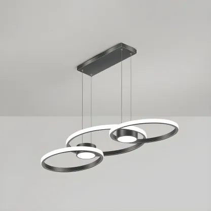 Modern Gold LED Linear Island Pendant Kitchen Light  Image - 6